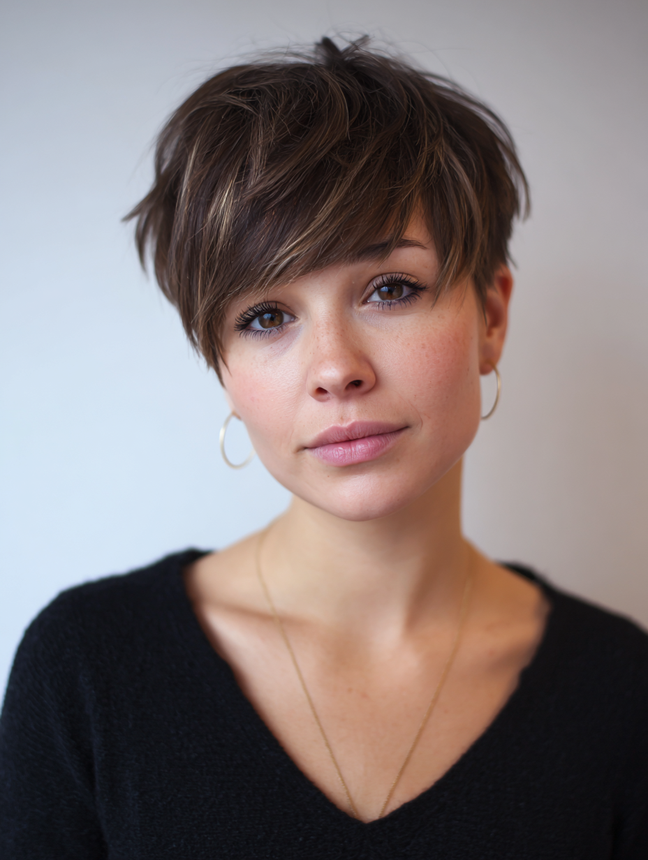 Hairstyles for Big Foreheads