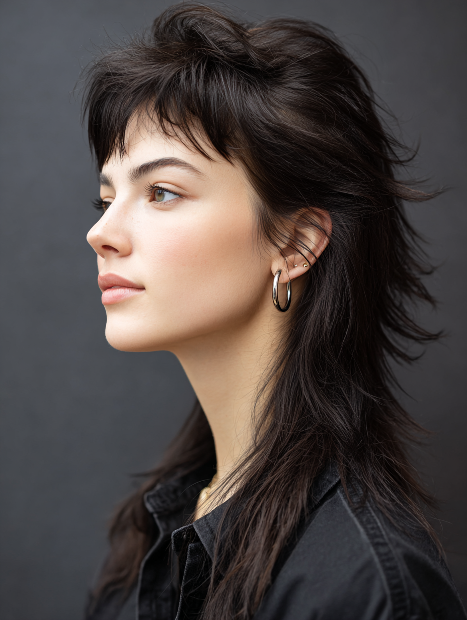 Faded Mullet Hairstyles